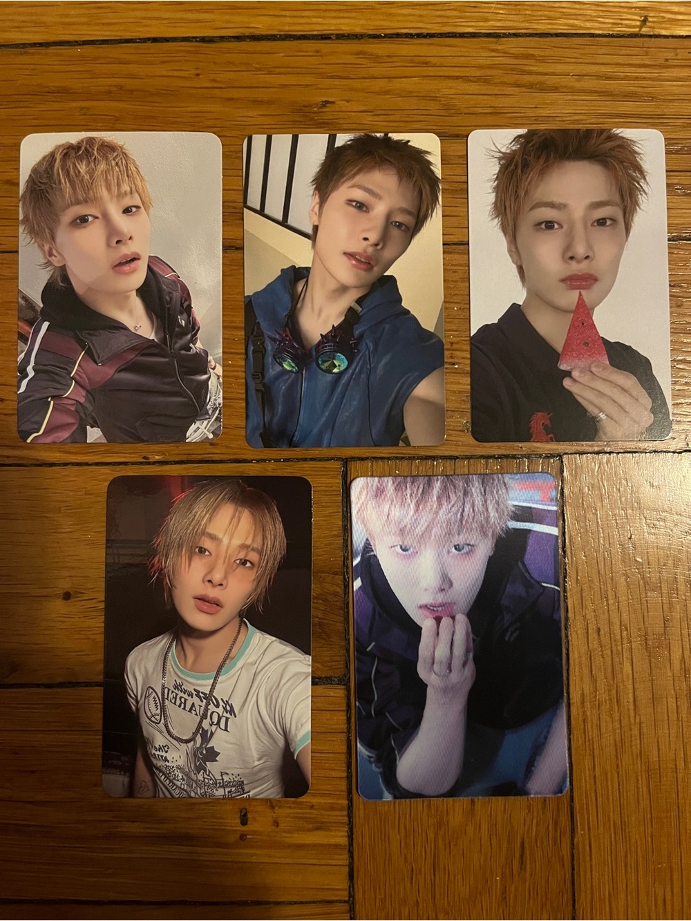 NEW! Set of 5 OFFICIAL I.N of Stray Kids photocards (set # 8)